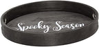 Elegant Designs HG2013-BKS Halloween Decoration Decorative 13.75'' Round Wood by ElegantDesigns