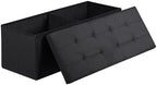 SUPER DEAL 43 Inches Storage Ottoman Bench, Folding Footrest by Superdeal