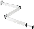 Clothes Drying Rack Wall Mounted, 3-Fold Space-Saving Drying Rack Clothing by Domigard