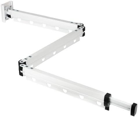Clothes Drying Rack Wall Mounted, 3-Fold Space-Saving Drying Rack Clothing by Domigard