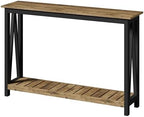 ChooChoo Farmhouse Console Table, Narrow Sofa Table - Image 7