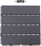 Plastic Interlocking Deck Tiles, Waterproof Outdoor Flooring All Weather Use - Image 3