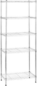 Amazon Basics 5-Shelf Adjustable Storage Shelving Unit by AmazonBasics