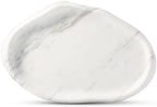 Koville Luxurious Natural White Marble Vanity Tray, Cloud Shape Serving Stone by Koville