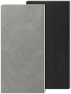 Art3d Marble Textured Click-Lock SPC Floor Tiles, Cement Grey by Art3d