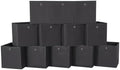 Foldable Storage Cubes Bins, 11 Inch Cloth Storage Cube Fabric Storage Box by NieEnjoy
