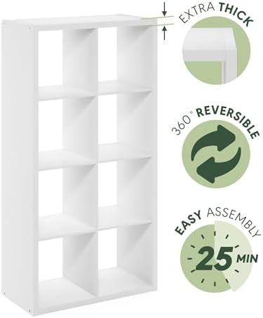 Furinno Cubicle Open Back Decorative Cube Storage Organizer - Image 6