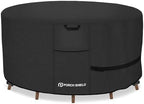 Porch Shield Waterproof 600D Round Patio Table Cover 96 inch by PorchShield