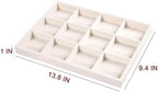 Coward 2PC Stackable 12 Grids Jewelry Organizer Tray Bracelet Display Stand - Image 6