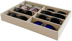 Premium Grade Velvet Drawer Divider Eyewear Storage Sunglasses Jewelry Tray - Image 7