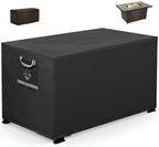 QH.HOME Fire Pit Cover Rectangular 64", 600D Heavy Duty 100% Waterproof by QHHOME