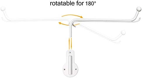 Mkono Wall Mounted Drying Rack Laundry Hook - Image 4