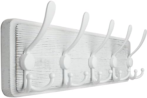 WEBI Coat Rack Wall Mount, 5 Triple Hooks by WEBI