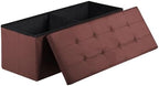 SUPER DEAL 43 Inches Foldable Storage Ottoman Bench by Superdeal