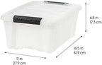 IRIS USA 4-Pack 13 Quart Storage Bins - Image 2