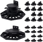 24Pack Adjustable Plastic Pedestal Paver, Floor Slate Support Floor Lift by PHLKJL