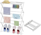 3-Tier Clothes Drying Rack Drying Rack Clothing Pure White-1pack by KeingGcopr