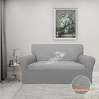 Easy-Going Waterproof Loveseat Couch Cover Stretch Jacquard Sofa Cover - Image 2