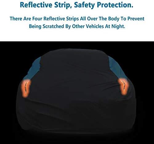 MORNYRAY Waterproof Car Cover All Weather Snowproof UV Protection Windproof - Image 6