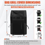 Grill Cover 30in, iCOVER Waterproof BBQ Covers - Image 2