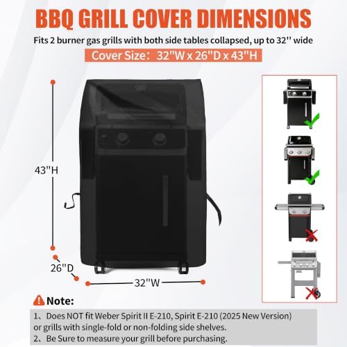 Grill Cover 30in, iCOVER Waterproof BBQ Covers - Image 2