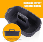2-Pack Large Gray Cleaning Caddy - Image 3