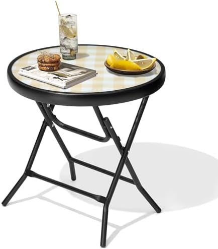 Outdoor Side Table, Small Patio End Table - Image 6