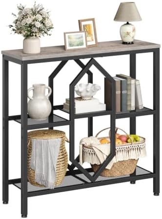 HOOBRO Console Table, Narrow Entryway Table, Behind Couch Table by HOOBRO