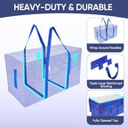 TICONN 8 Pack Extra Large Moving Bags Heavy Duty - Image 2