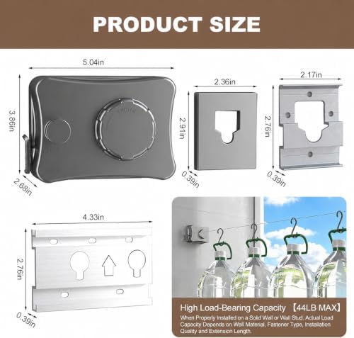 Retractable Clothesline for Indoor & Outdoor Use - Image 2