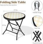 Outdoor Side Table, Small Patio End Table - Image 3