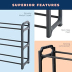 Happhom 3-Tier Expandable Shoe Organizer - Image 4