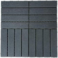 44 Pack Plastic Interlocking Patio Deck Tiles Waterproof All Weather by Unknown