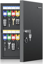Uniclife 32 Position Key Lock Box, Wall Mount Security Key Cabinet by UnicLife