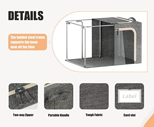 3 Openings Clothes Storage Bins - Image 4