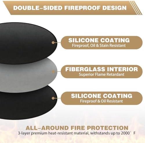 36" Fire Pit Mat for Solo Stove Bonfire - Image 3