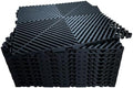 Interlocking Garage Floor Tiles, Rigid Drainage Mat by HTWELL