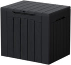 Devoko 29 Gallon Deck Box, Waterproof Resin Outdoor Storage Box by DEVOKO