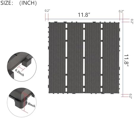 Plastic Interlocking Deck Tiles - Image 6