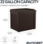 Suncast Outdoor Deck Box - Image 3
