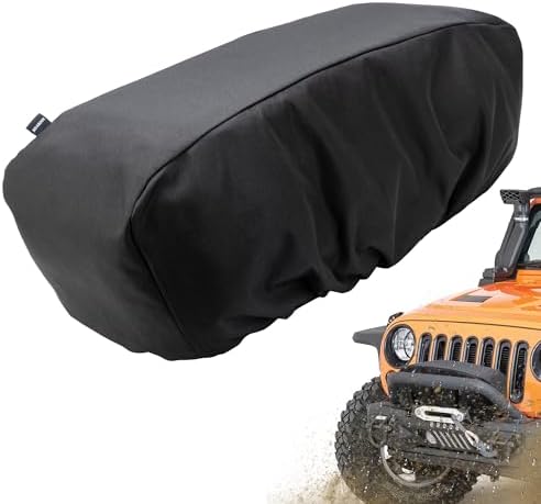 Winch Cover, Heavy Duty Waterproof Winch Protection by MUAKIOY