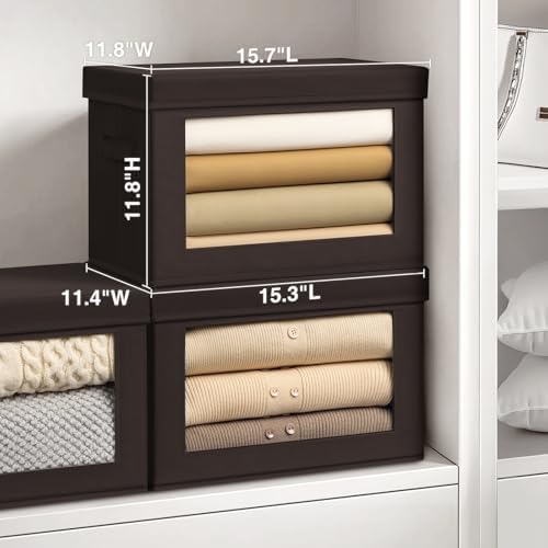 Homsorout Stackable Storage Bins - Image 2