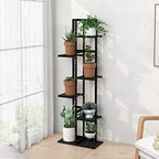 Laiensia Bamboo Plant Stand Rack 6 Tier, Indoor&Outdoor Planter Display Shelves - Image 2