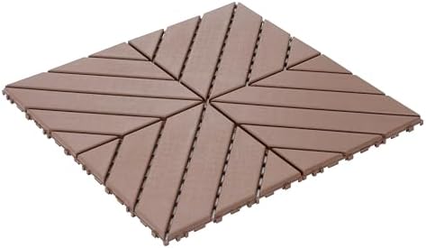 Interlocking Deck Tiles Waterproof and Non-Slip Patio Deck Tiles 44 Pack by Unknown