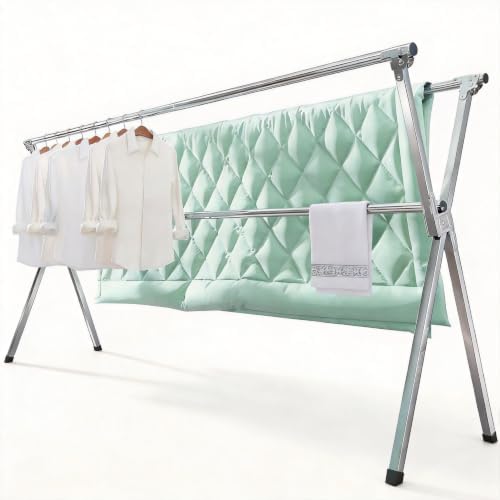 Clothes Drying Racks Outdoor, Updated Version, Stainless Steel Laundry Drying by AZHZOLSK