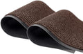 LuxUrux 2-Pack Striped Brown Door Mats by LuxUrux