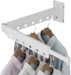 wall Mounted Clothes Drying Folding Hanger Rack by iMonse