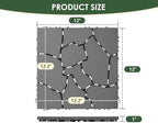 216 PCS Plastic Interlocking Deck Patio Tiles - Image 2