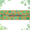 Long Doormat 48x 16 inch Front Door Mat Welcome Doormat St Patricks Day Front by Tangren
