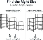 Amazon Basics 4-Shelf Steel Wire Storage Shelves - Image 4